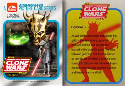 के क्लोन युद्धों मौसम 3 - चित्र कार्ड श्रृंखला