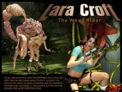 D Lara Croft o ervas daninhas Rider
