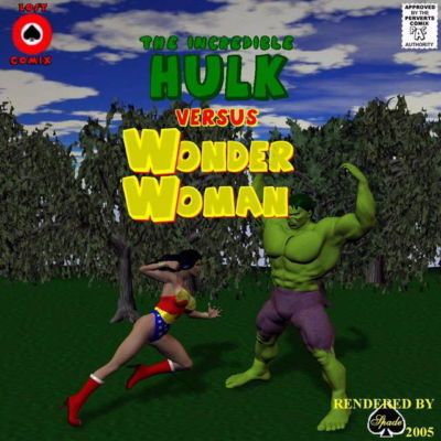 il incredibile hulk versus meraviglia donna