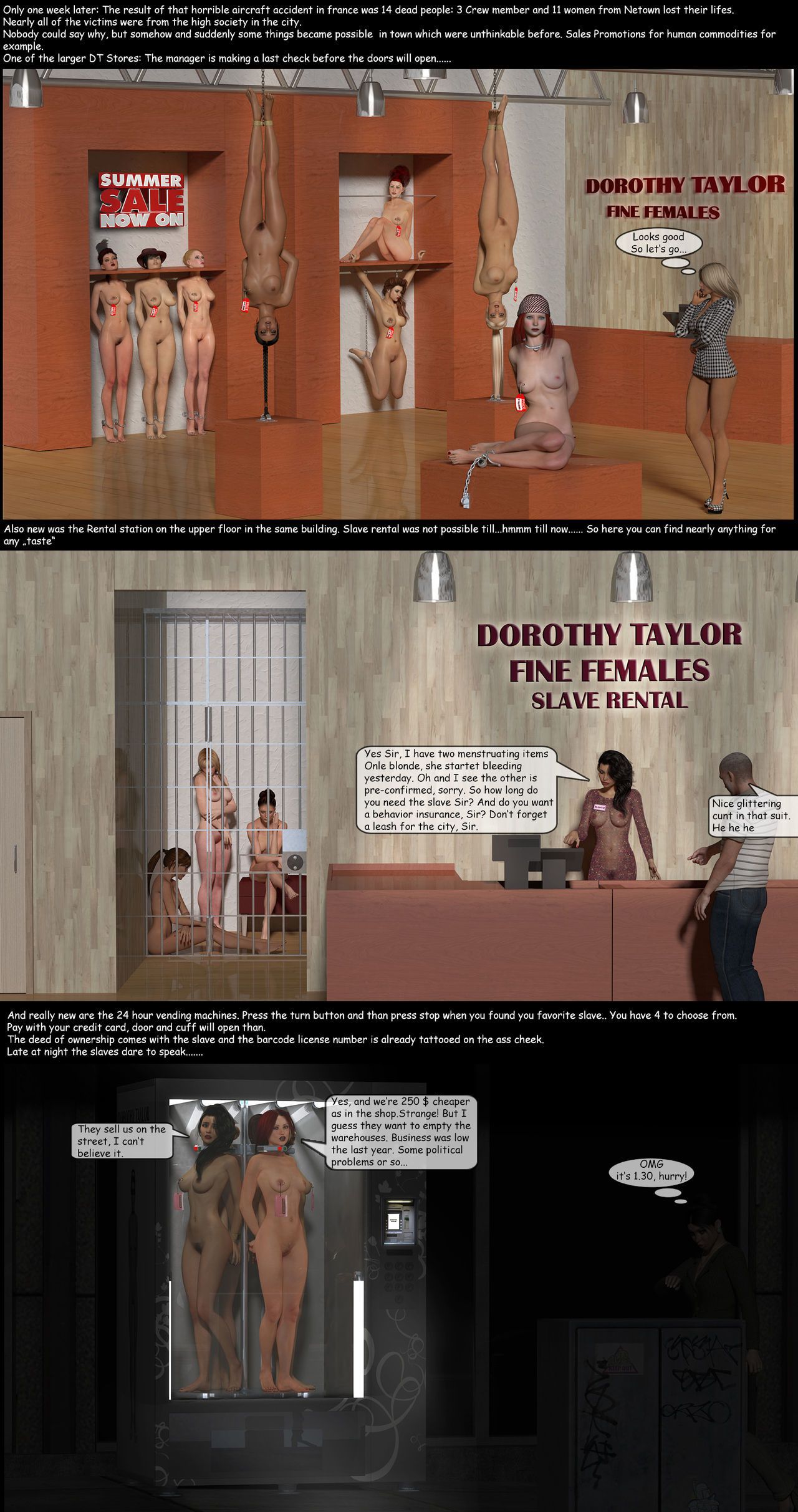 artistd chris dorothy Taylor la servitude esclave 2 en cours