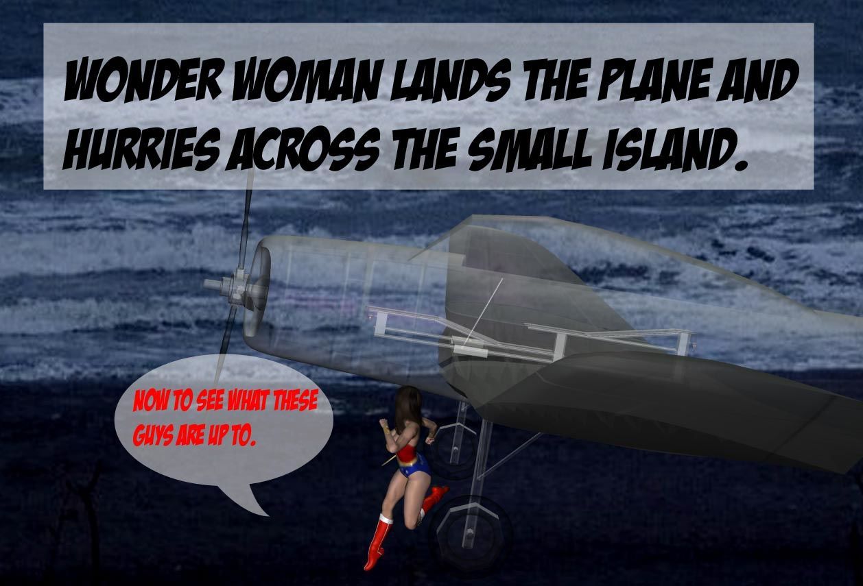 आश्चर्य महिला - जब्त अदृश्य विमान
