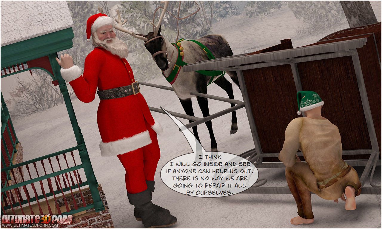 как Санта отмечается Рождество