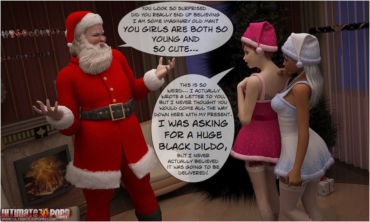 wie Santa gefeiert Weihnachten