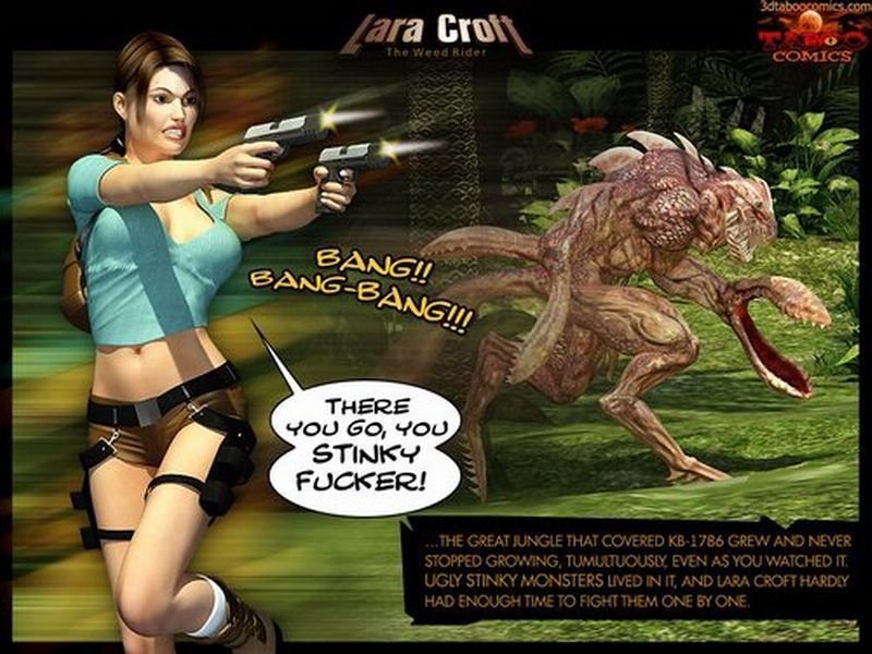 D Lara Croft những cần sa. Ryder