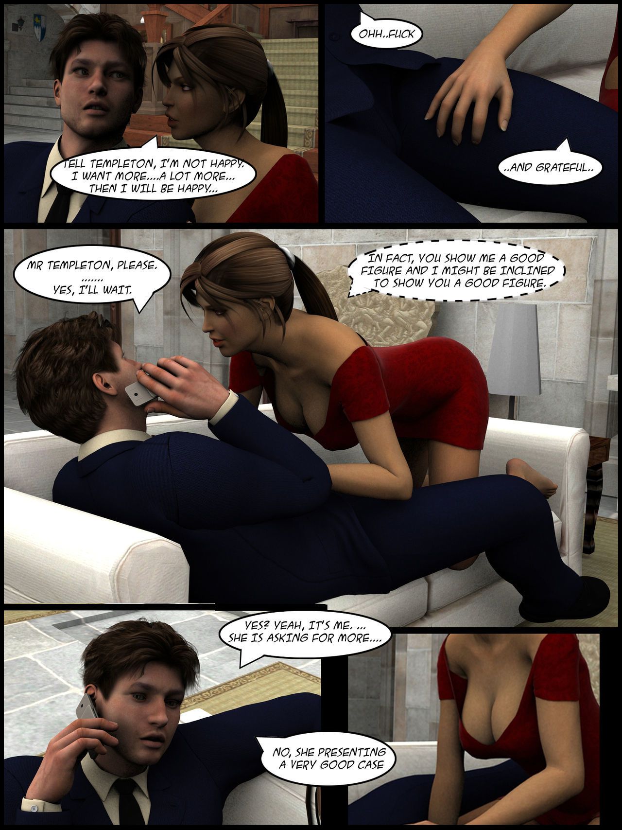 Lara Croft D Bande dessinée - la négociation