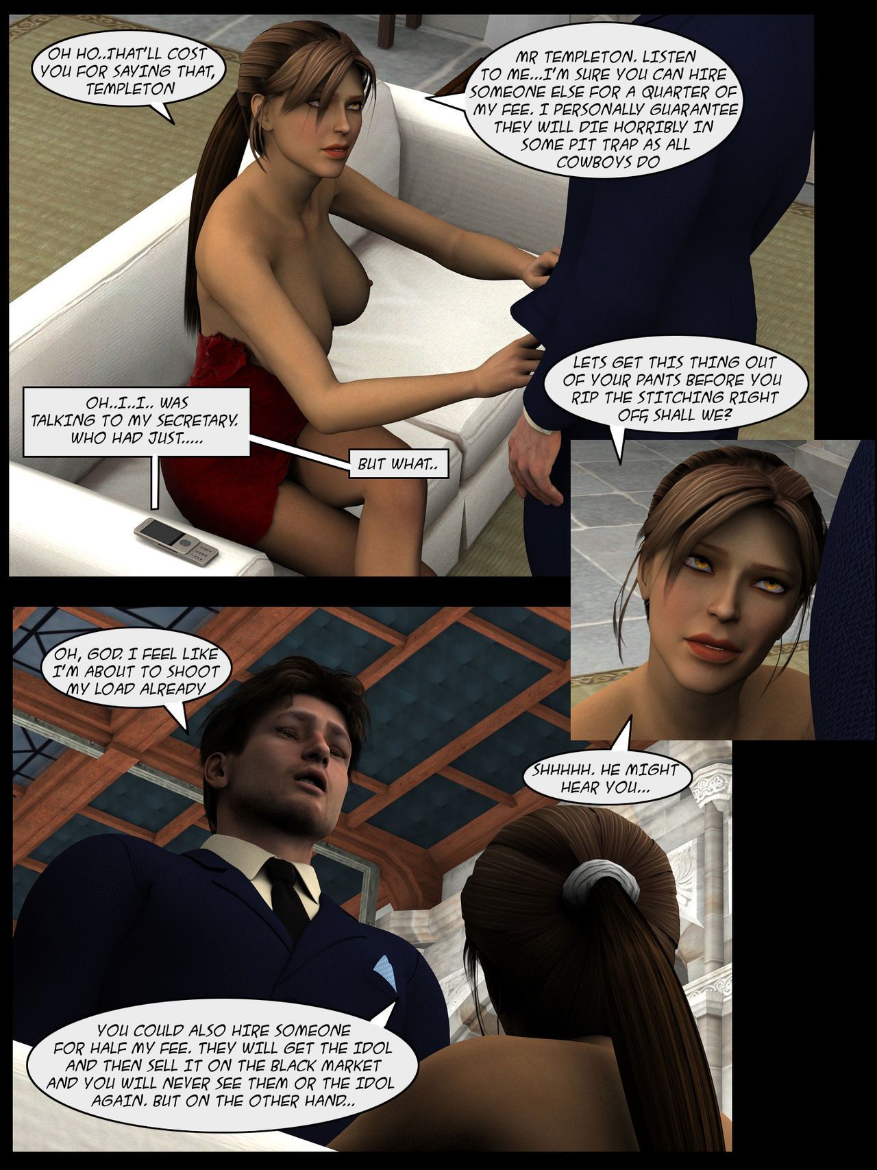 Lara Croft D Komiks - negocjacje