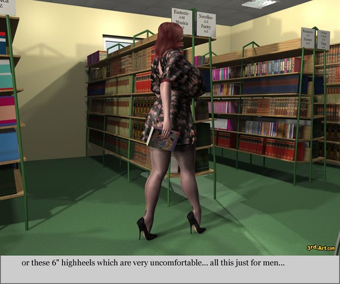 lievelingen model Nadia in De bibliotheek