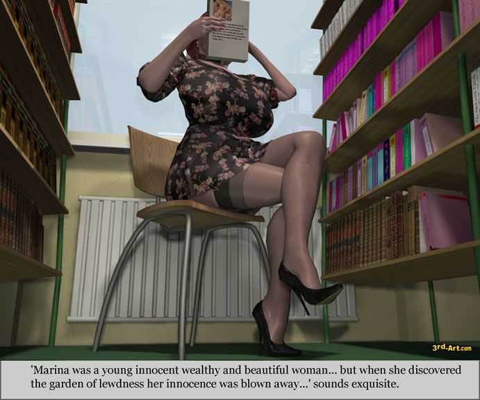 les chéris modèle Nadia au l' bibliothèque - PARTIE 2