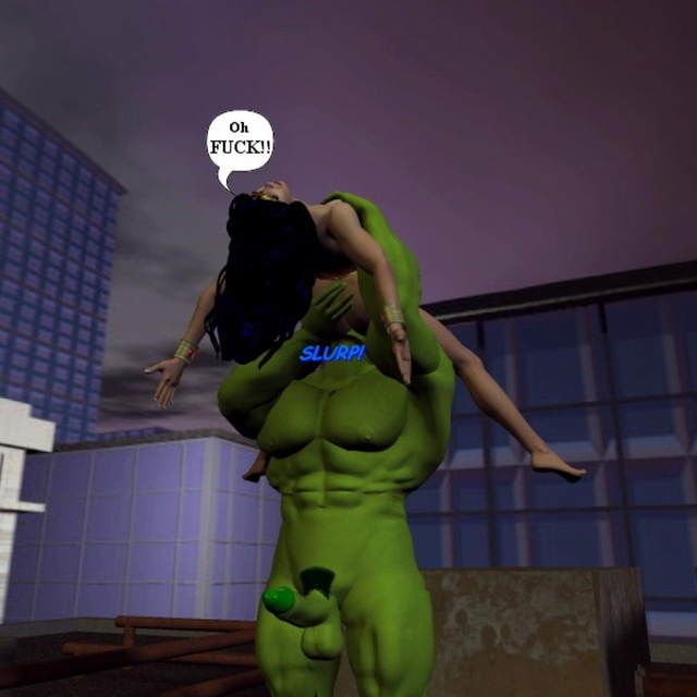 el increíble hulk frente a pregunto mujer - Parte 2