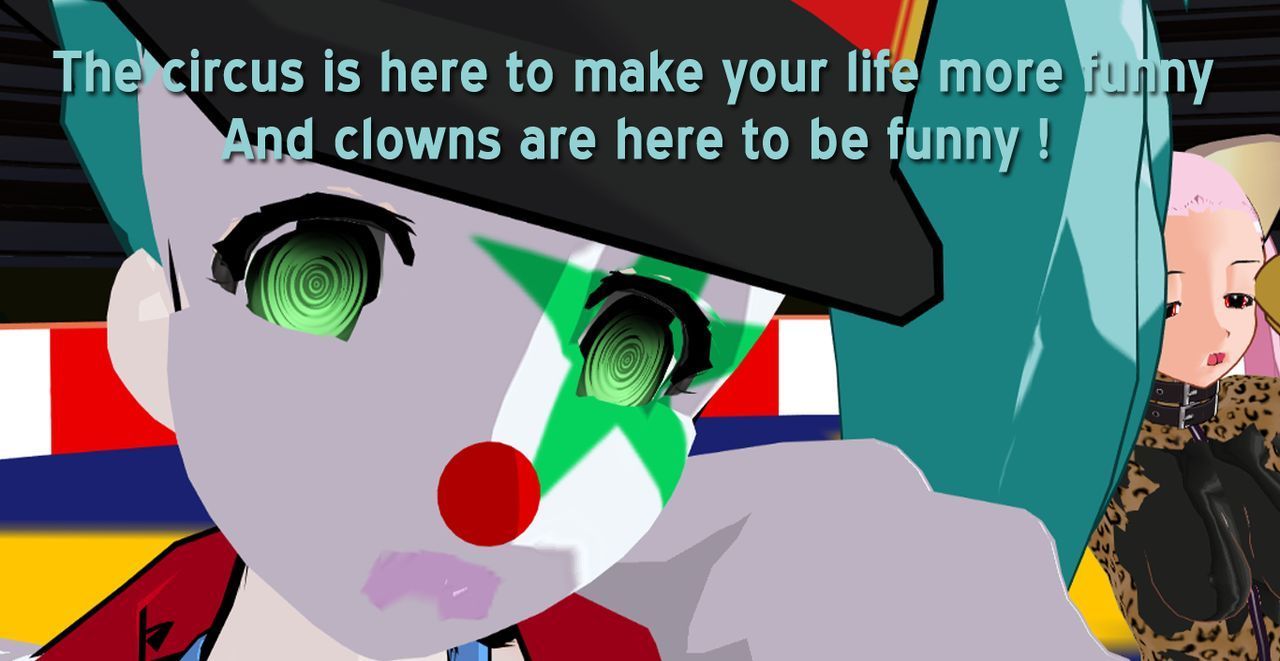 clown dalej drzwi