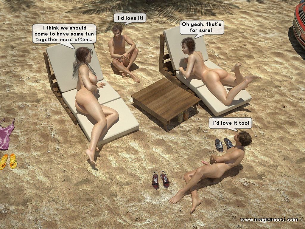 The Hot Orgy in the Hot Sun - part 2