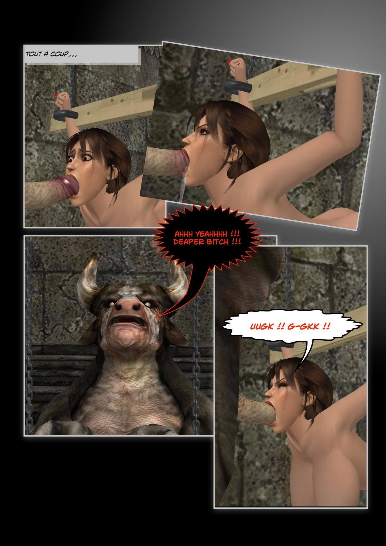 Lara 크로프트 대 이 미노타우 Wip - 부품 2