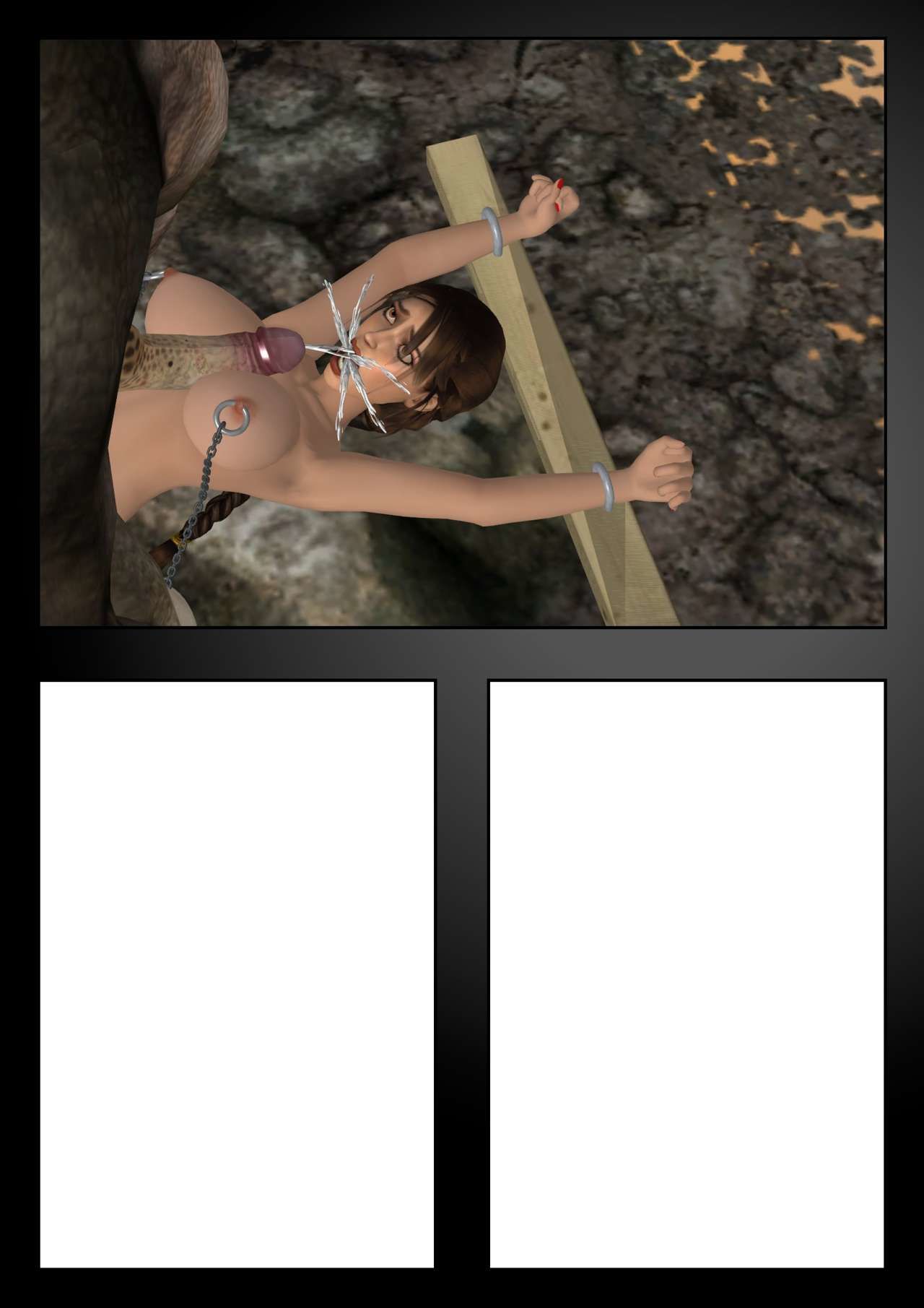 Lara Croft vs bu minotaurus Yarı mamul - PART 2