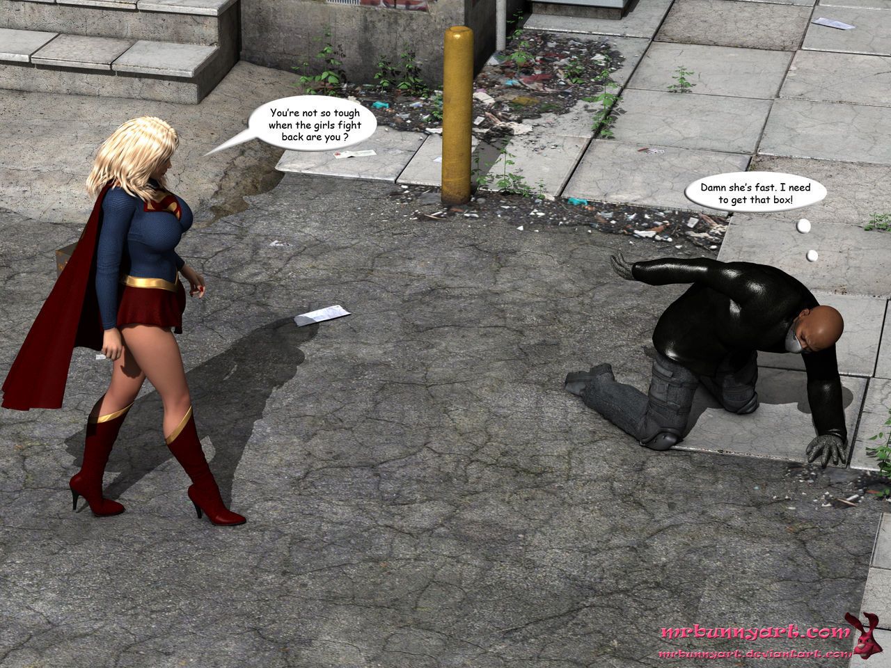 supergirl vs Caïn