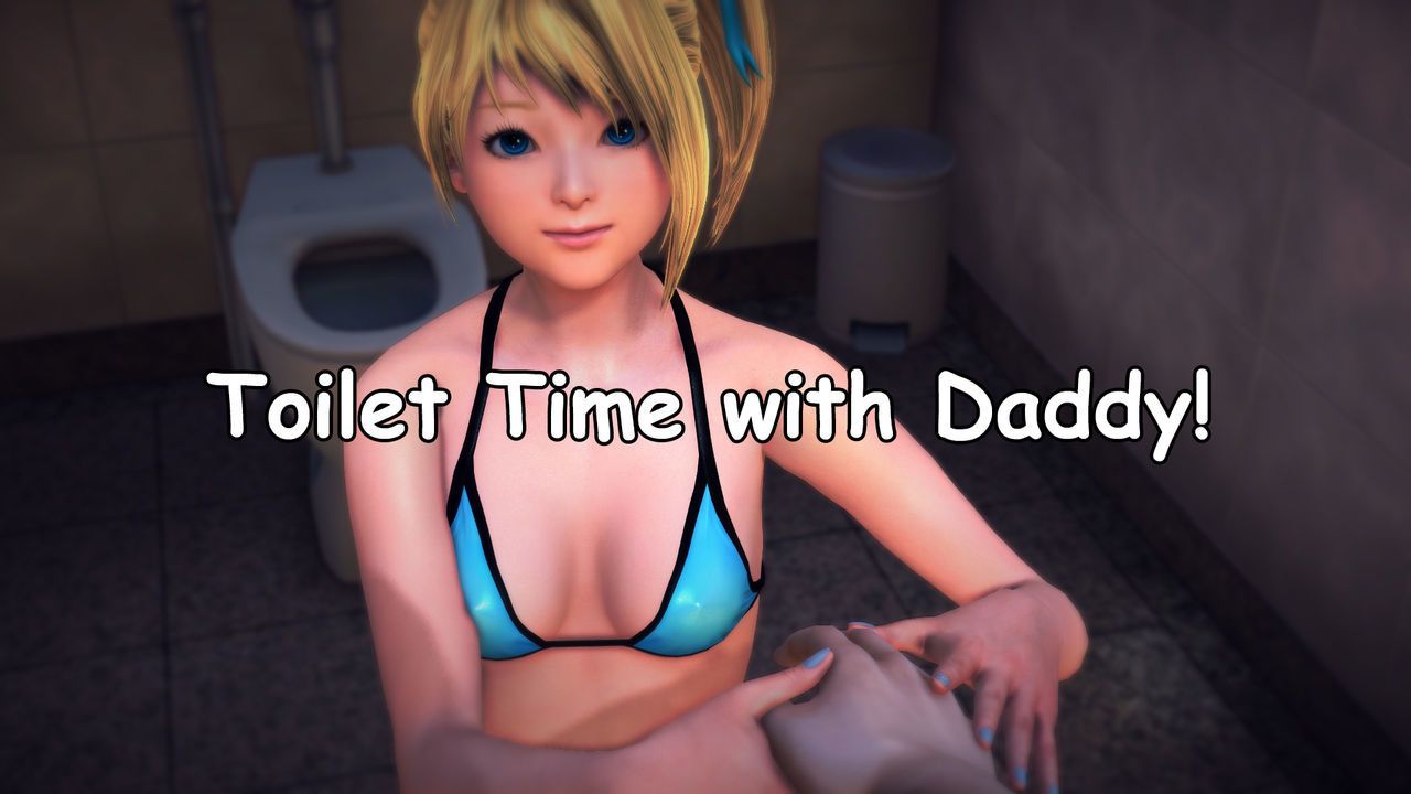 toilet tijd met papa