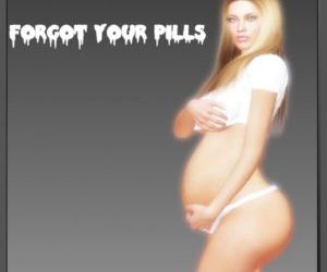 Forgot Your Pills- BlackonWhite3D