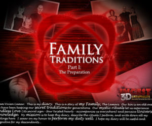 Familie traditions. Onderdeel 1