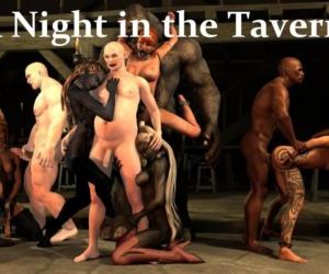 Un notte in il taverna