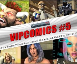 Vipcomics #5β docs prescription: l' Incroyable BLEU pilule