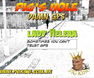 свинья Король pig’s отверстие блин по GPS леди Елена
