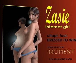 초기 zasie 인터넷 여자 ch. 4: 옷을 입고 하기 win