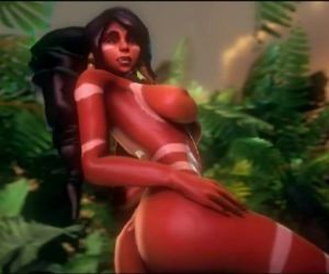 Nidalee 3D hentai game League of..