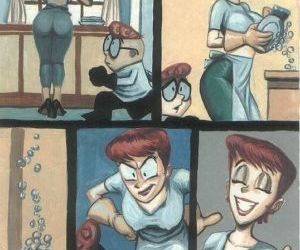 Comics Dexter and Jetsons- Animated Incest comix incest
