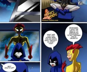 Teen Titans Comic – Raven vs Flash