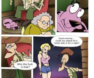 Comics Courage – The Cowardly Dog drawn-sex