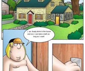 comics Familie Kerl Chris und Meg allein bei Homegezeichnet Sex