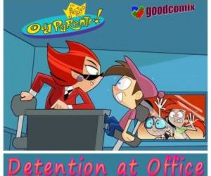 Comics Fairly Odd Parents- Detention At Office, comix incest  incest comics