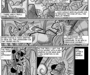 histórias em quadrinhos Contos de o troll Rei 2, Escravidão , a palmada liga de lendas