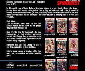 कॉमिक्स Spidercest 8, तीन प्रतिभागियों का सम्भोग सुपरहीरो