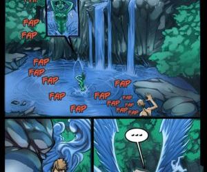 histórias em quadrinhos Direito próximo para o Lagoa, trio Mundo de warcraft