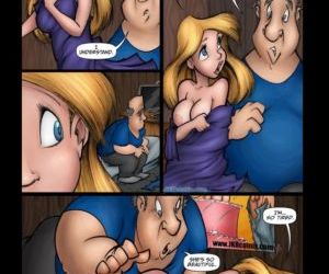 komiksy O Dziewczyna część 2, gwałt kreskówka gwałt