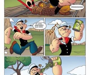 popeye-braccio di ferro il marinaio uomo cartoonza