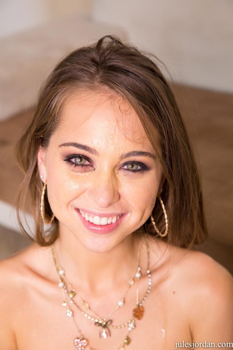 Riley reid gets jumped in with a gang of black cocks