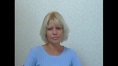 Bionda russo maturo mamma Casting 1