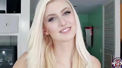 Sex with cute blonde girl