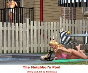 O neighbor’s piscina