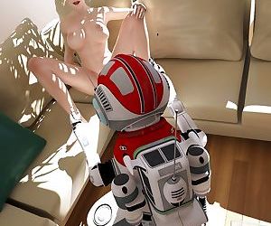 Wspaniały Kochanie dostaje sexy z jej robot asystent ..