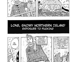 одинокий Снежное Северная Остров